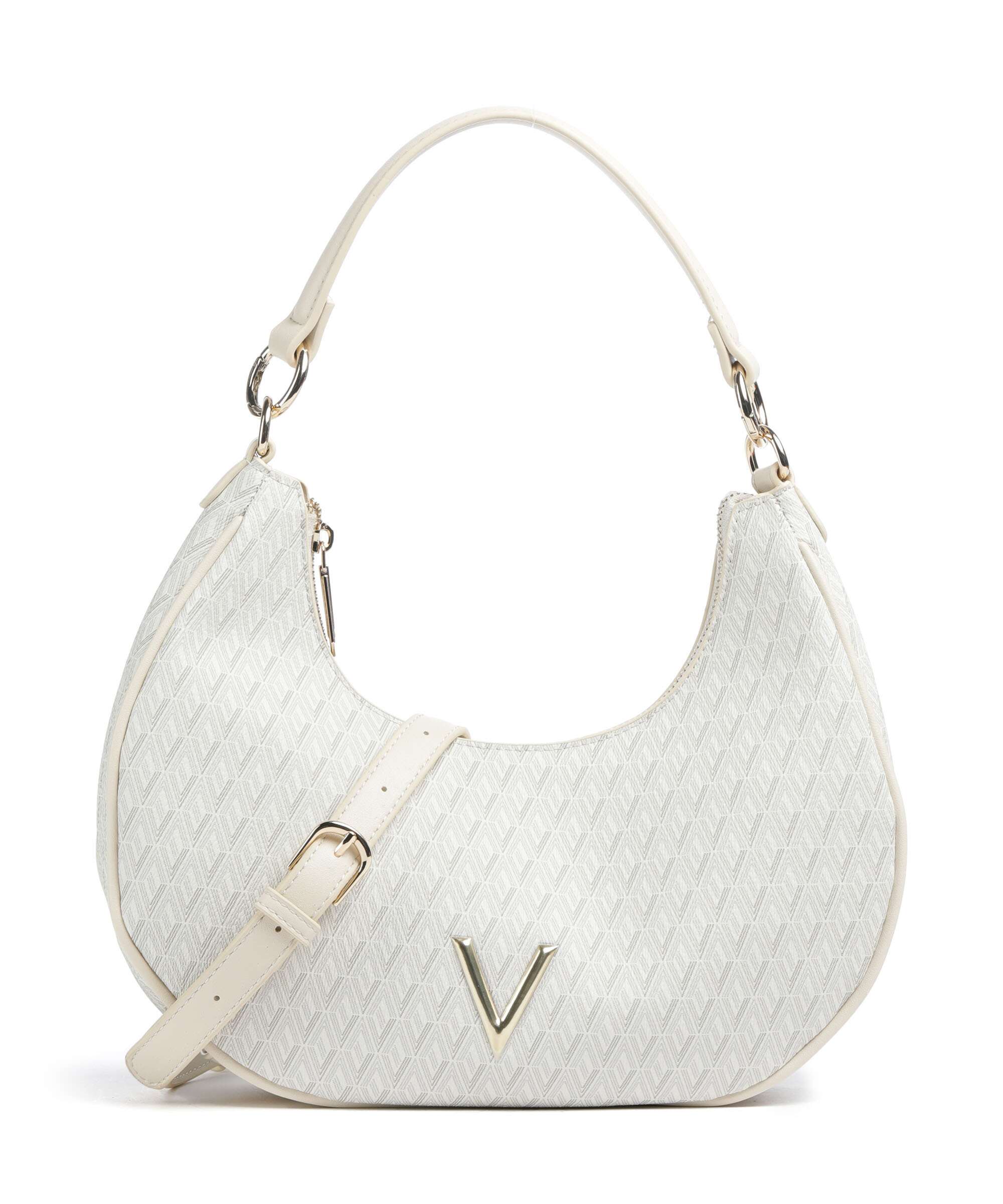 Valentino Bags Queen Re Shoulder bag imitation leather ecru