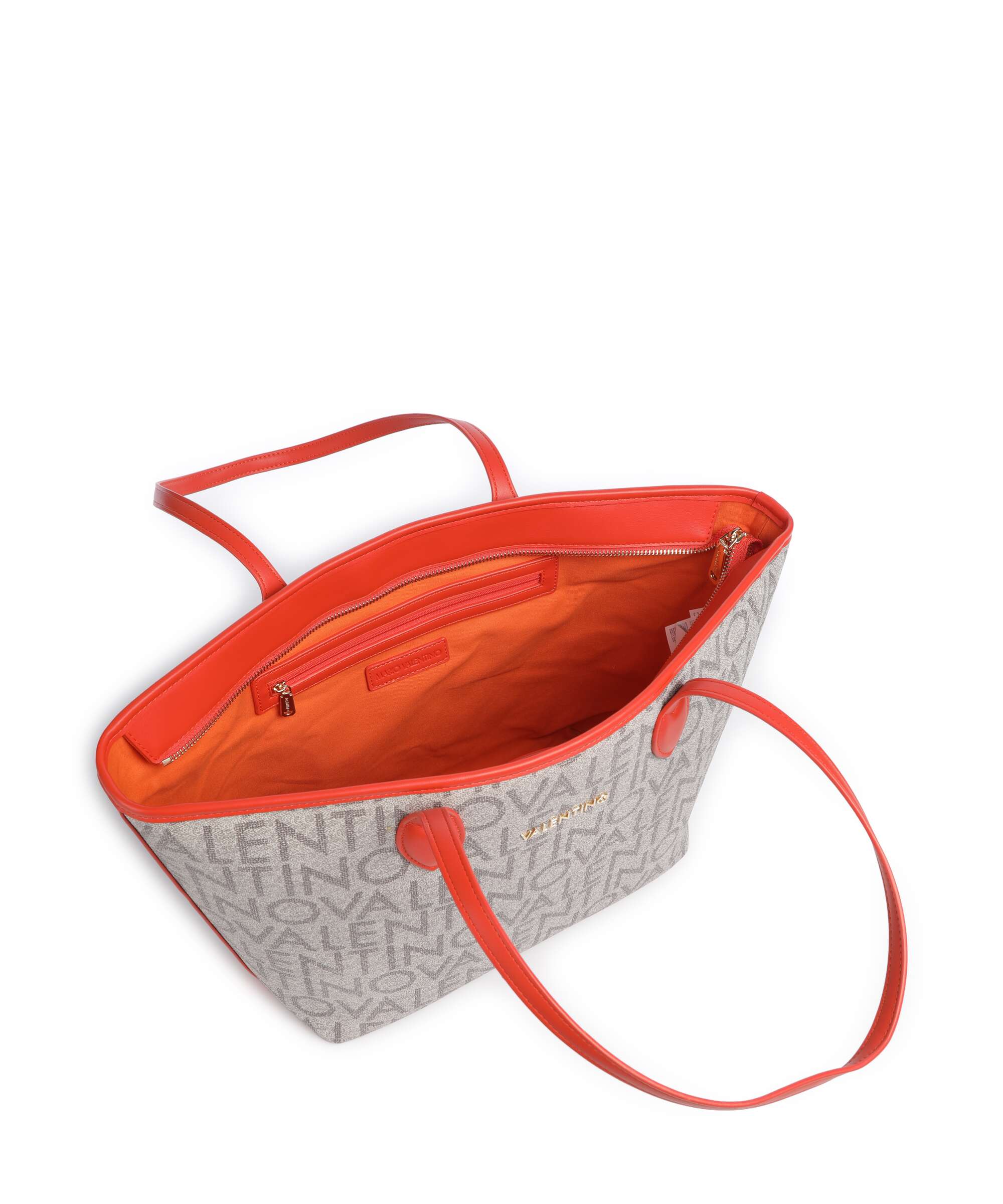 Valentino Bags Logo Tote bag beige/arancio