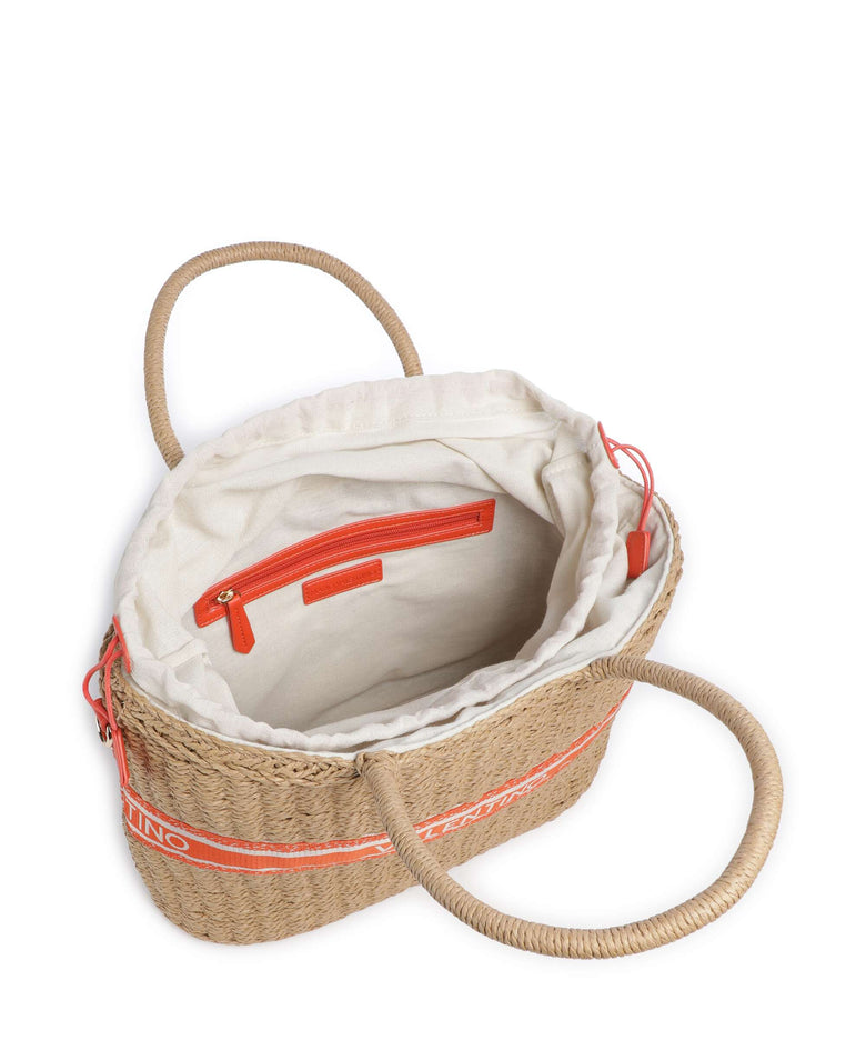 Valentino Bags Boho Tote bag naturale/arancio