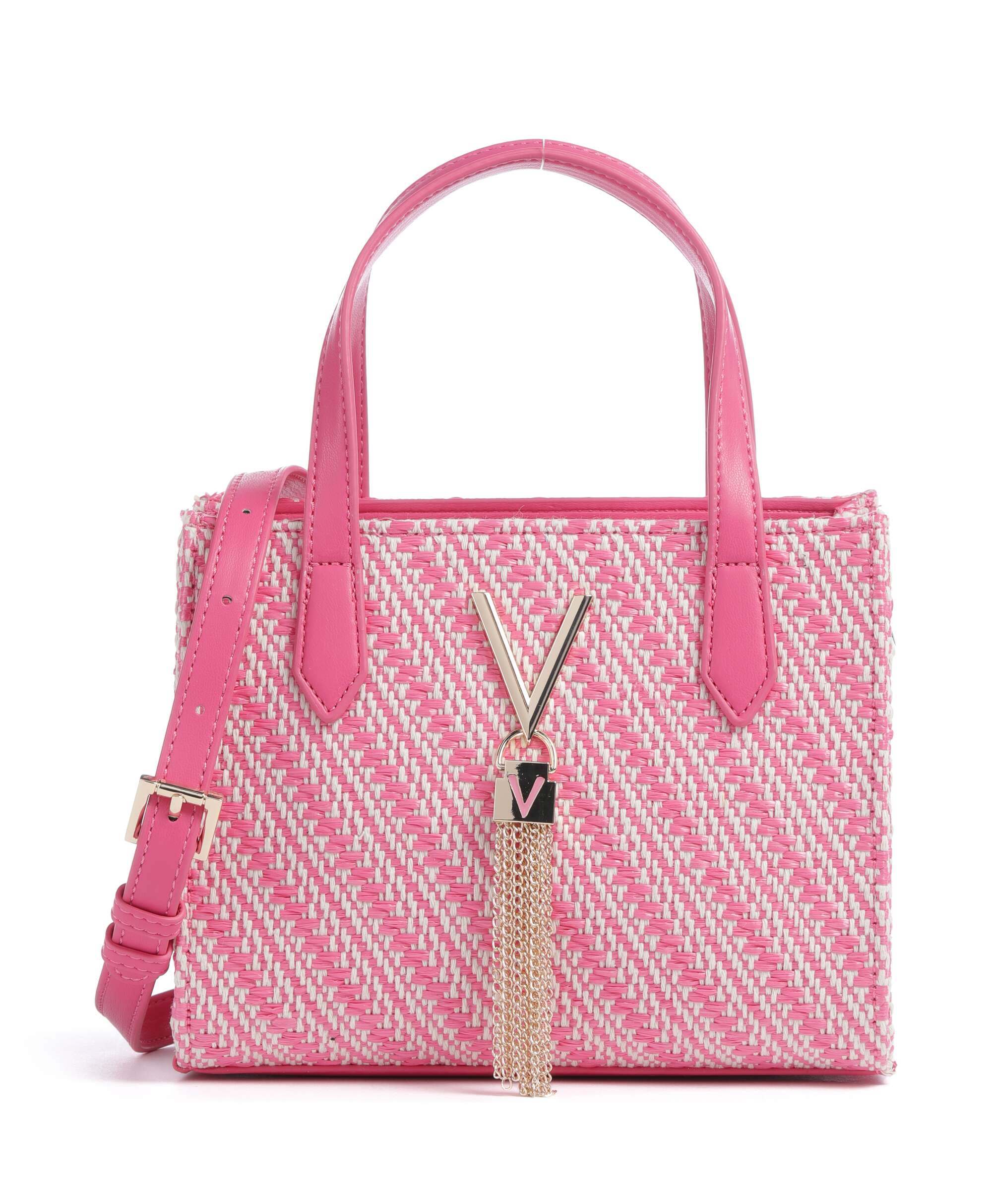 Valentino Bags Divina Summer Handbag polypropylene fucsia