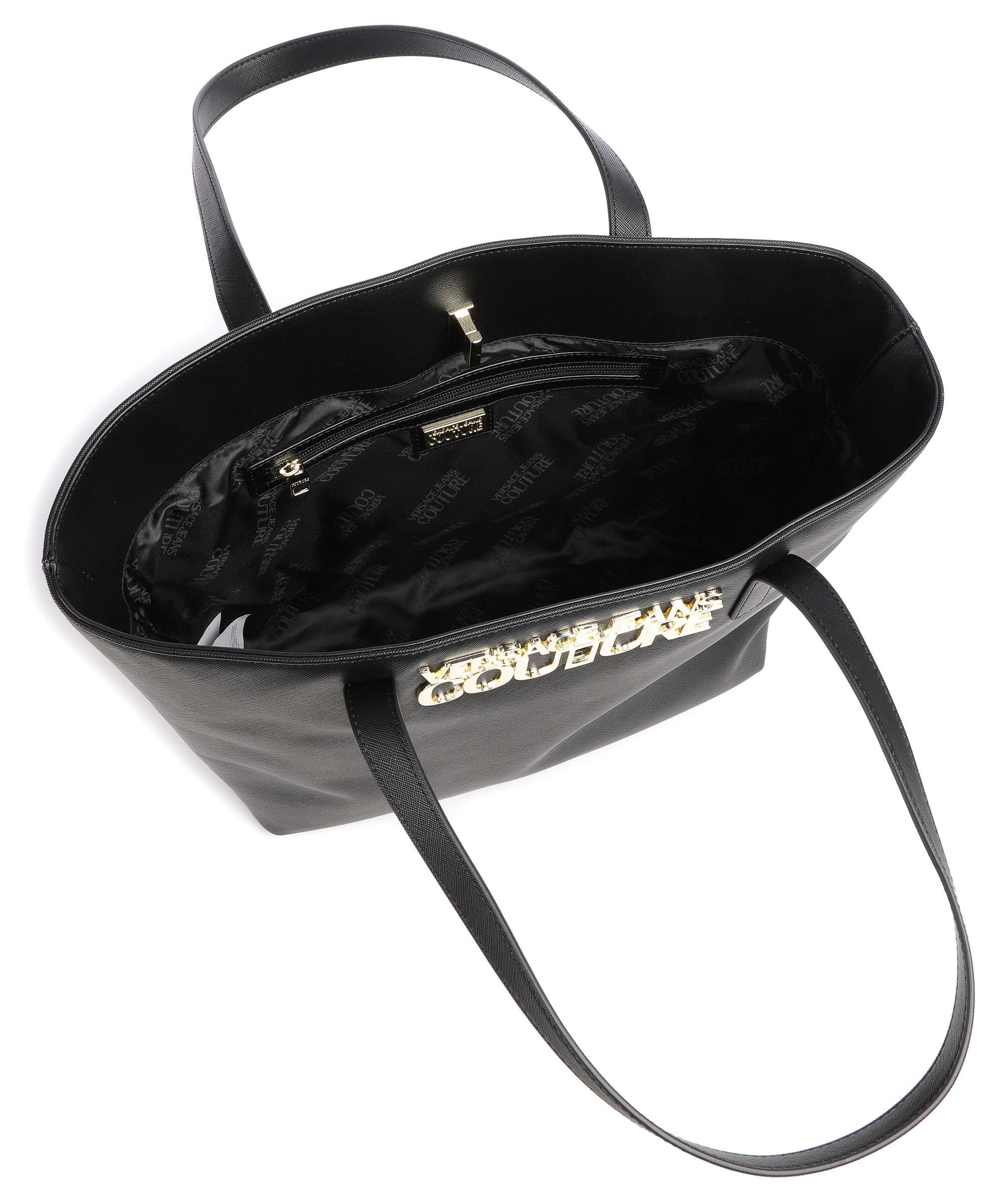 Versace Jeans Couture Logo Lock Tote bag black