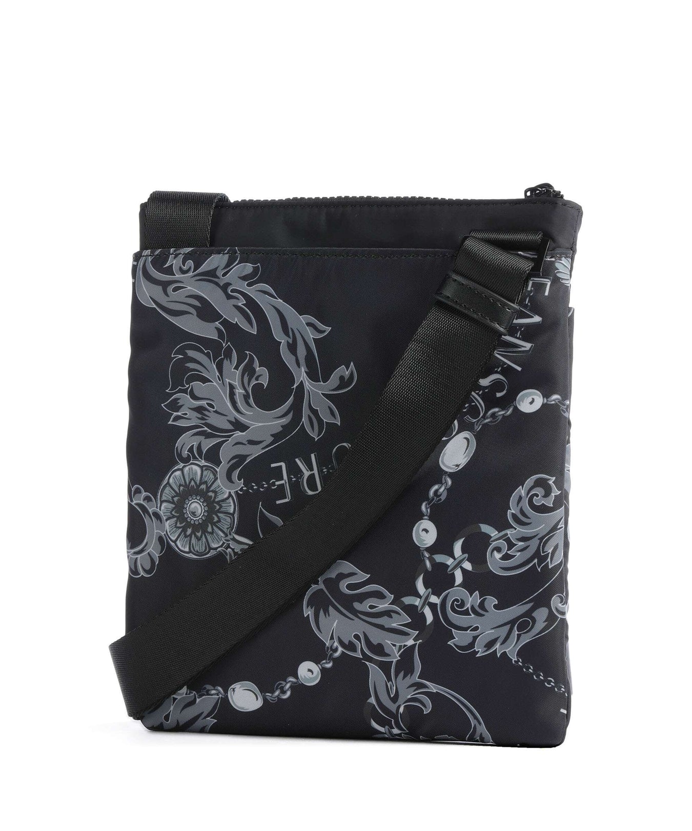 Versace Jeans Couture Iconic Printed Logo Crossbody bag black