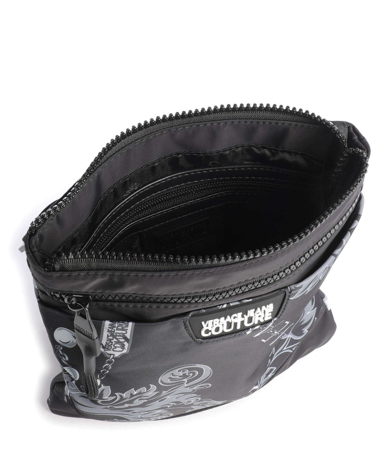 Versace Jeans Couture Iconic Printed Logo Crossbody bag black