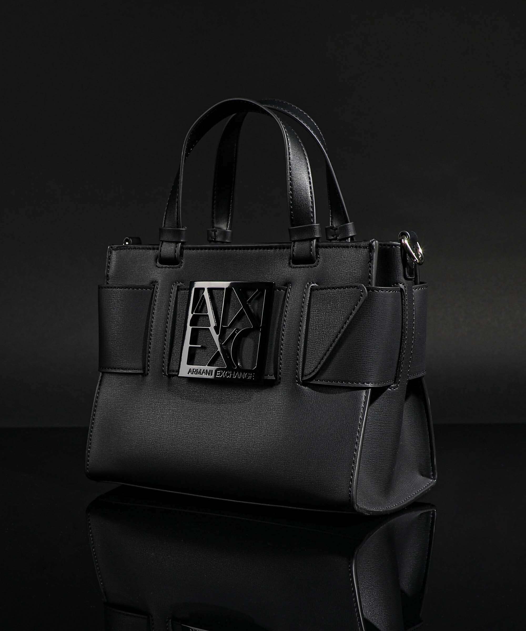 Armani Exchange Susie M Handbag imitation leather nero - 942690