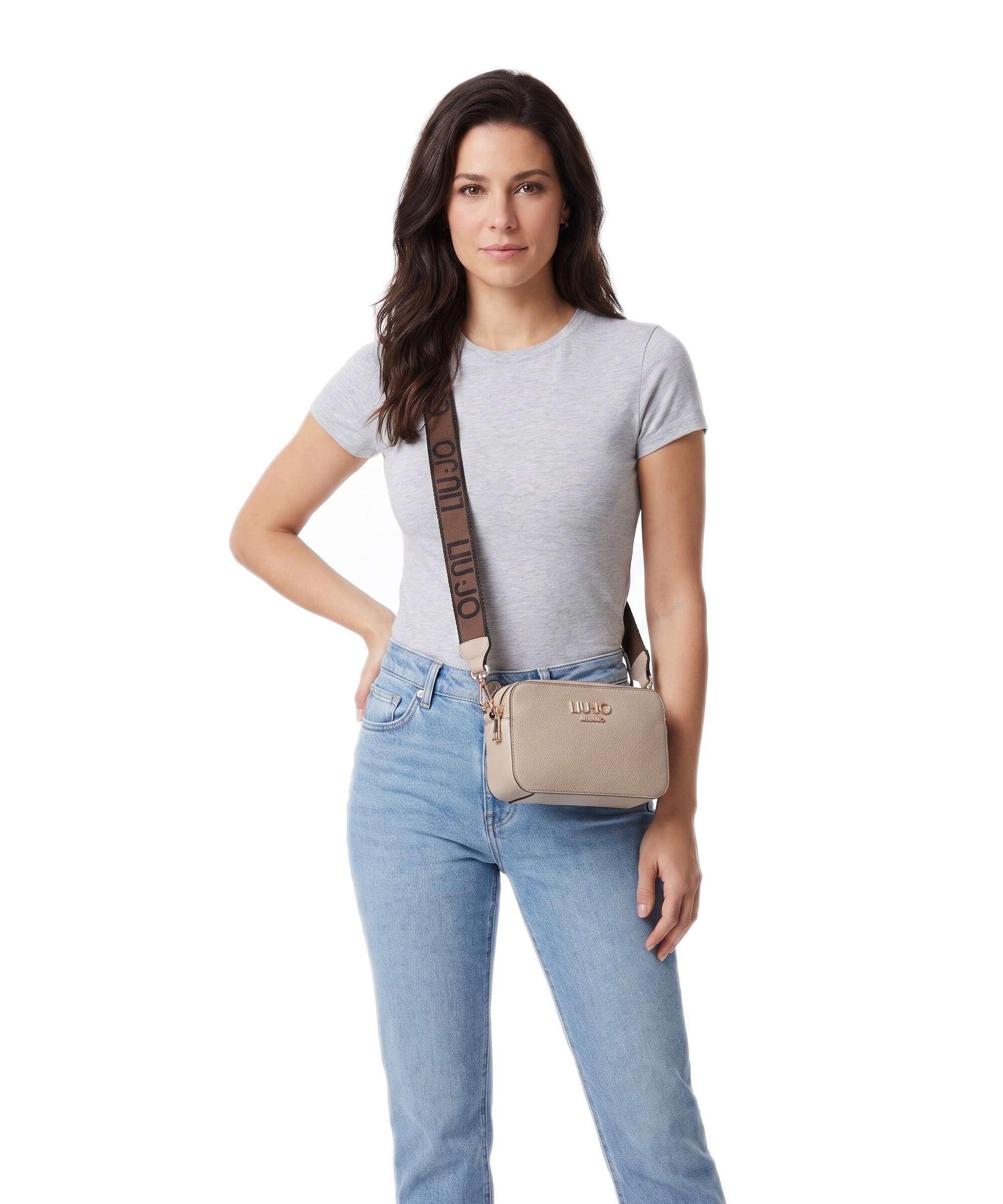 Liu Jo Ridhi S Crossbody bag imitation leather neutro - AF6100