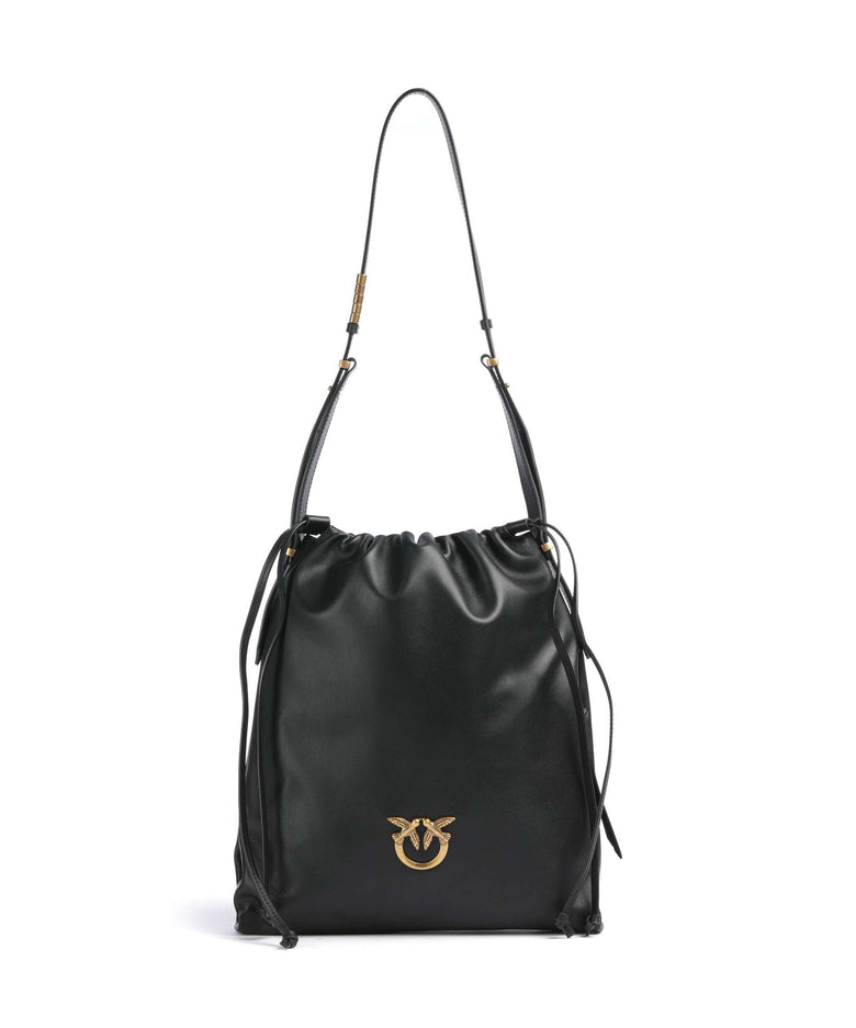 Pinko Classic Slouchy Bucket bag nero/antique gold