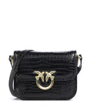 Pinko Love Box Mini Crossbody bag nero limousine/matt gold