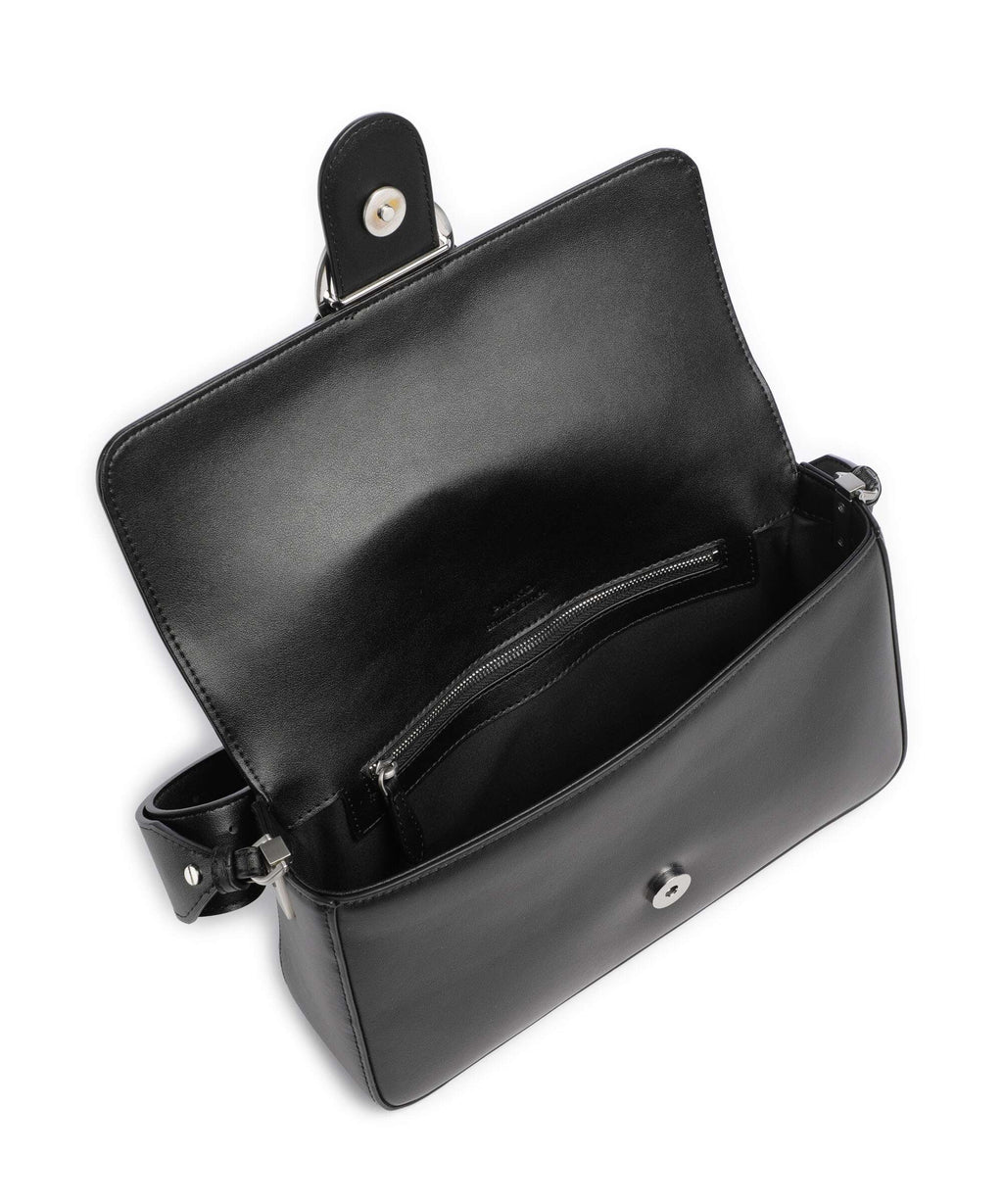 Pinko Love One Classic Slouchy Shoulder bag nero limousine/matt silver
