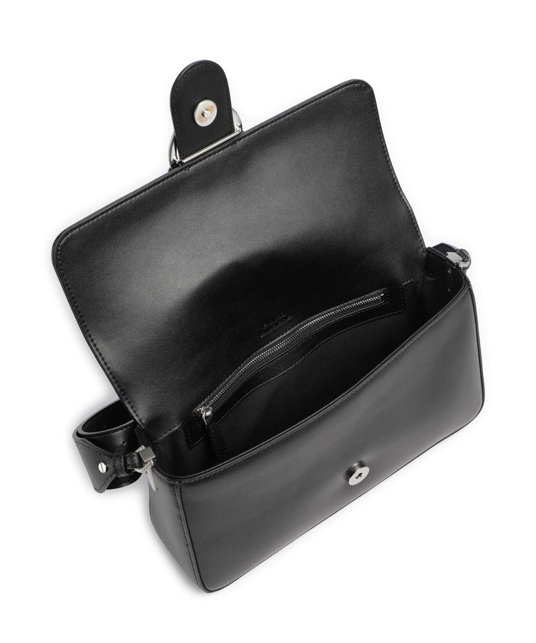 Pinko Love One Classic Slouchy Shoulder bag nero limousine/matt silver