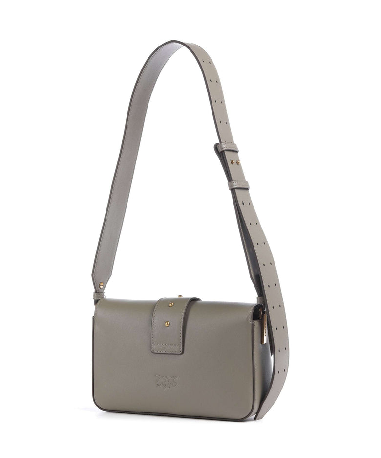 Pinko Love One Mini Slouchy Shoulder bag noce/antique gold