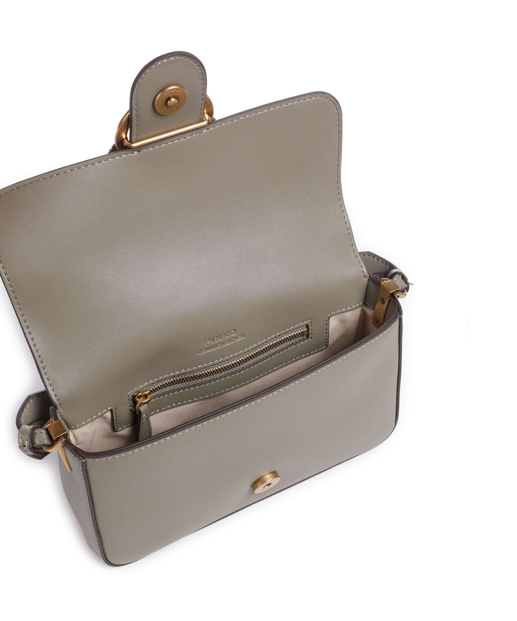 Pinko Love One Mini Slouchy Shoulder bag noce/antique gold