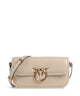 Pinko Love Box Baguette Shoulder bag beige/grigio fumo/antique gold