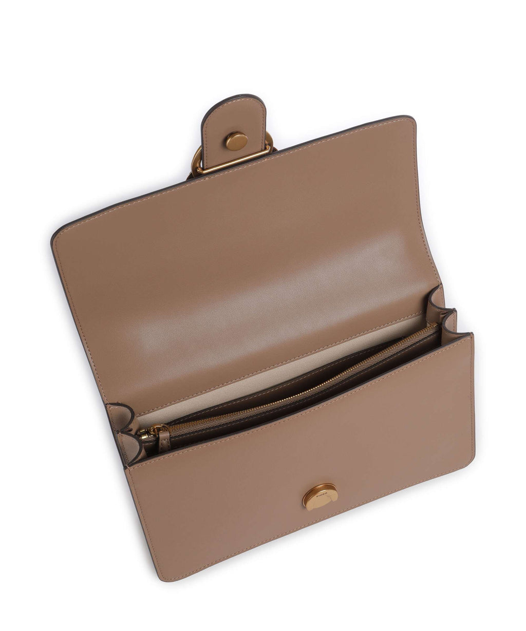 Pinko Love One Classic Crossbody bag biscotto zenzero/antique gold