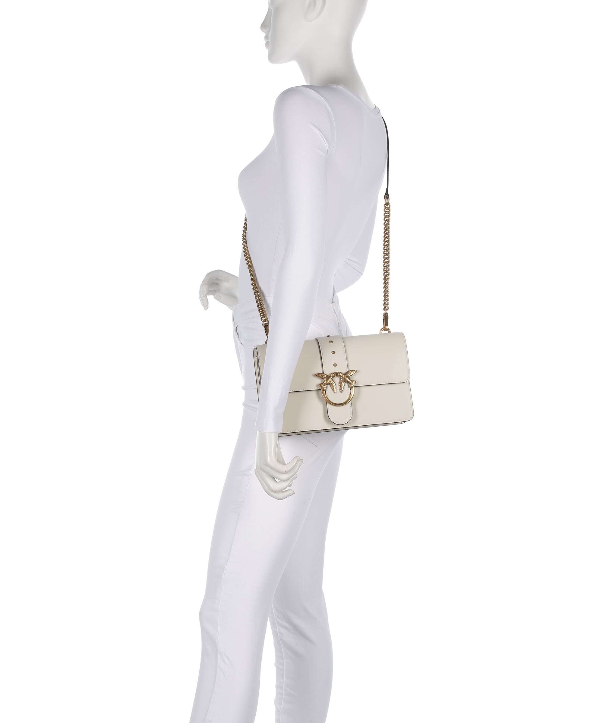 Pinko Love One Classic Crossbody bag softly grained calfskin