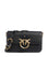 Pinko Love One Mini Slouchy Charms Crossbody bag nero/antique gold