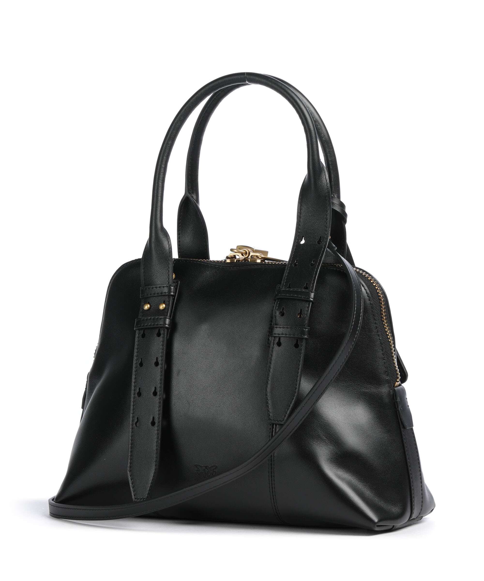 Pinko Bowling Medium Handbag nero/antique gold