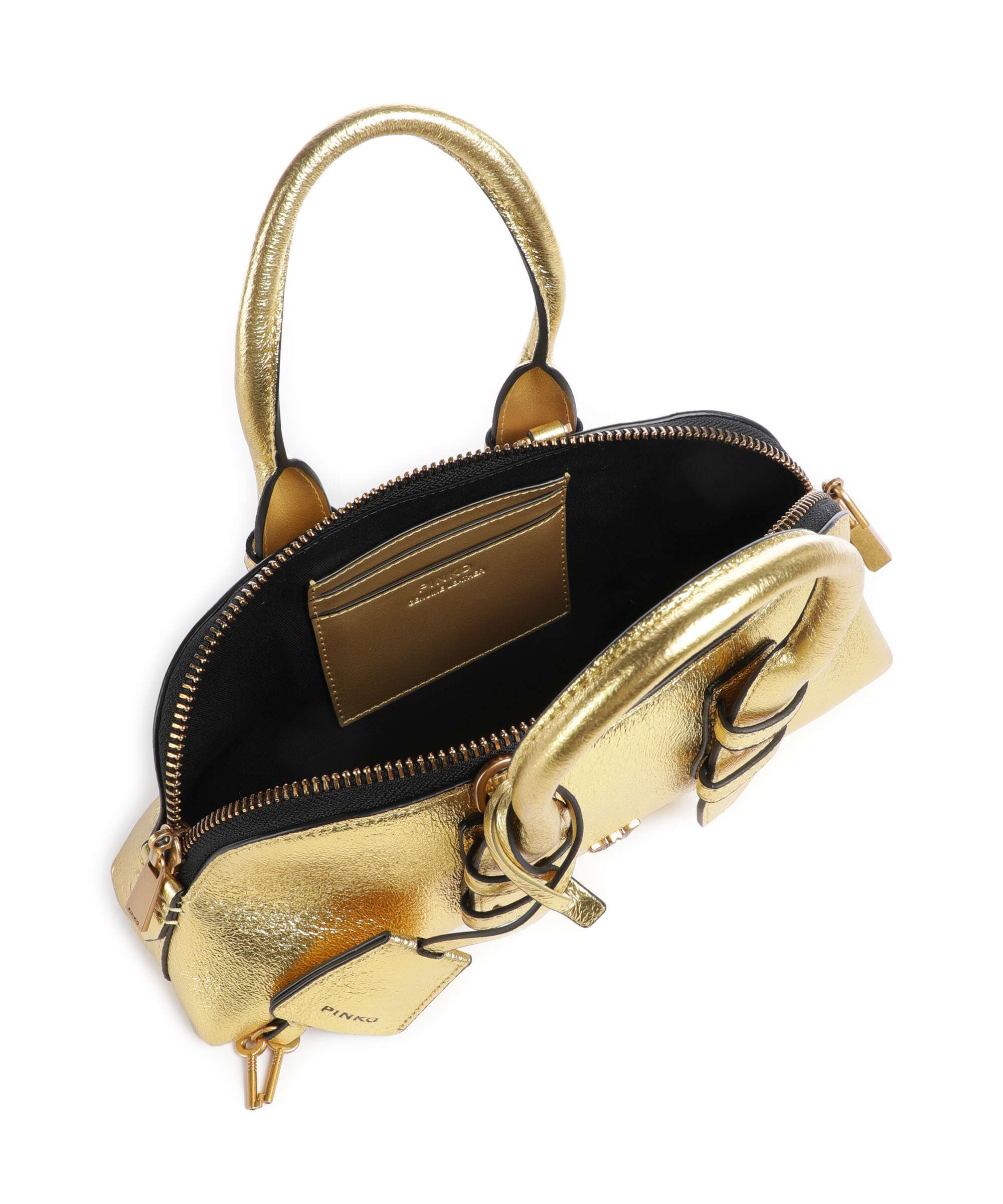 Pinko Bowling Baguette Handbag oro/antique gold