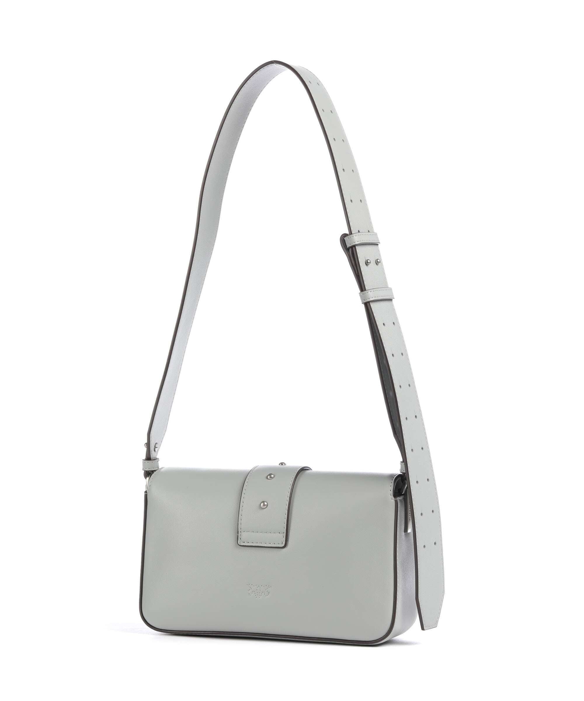 Pinko Love One Mini Slouchy Shoulder bag softly grained calfskin