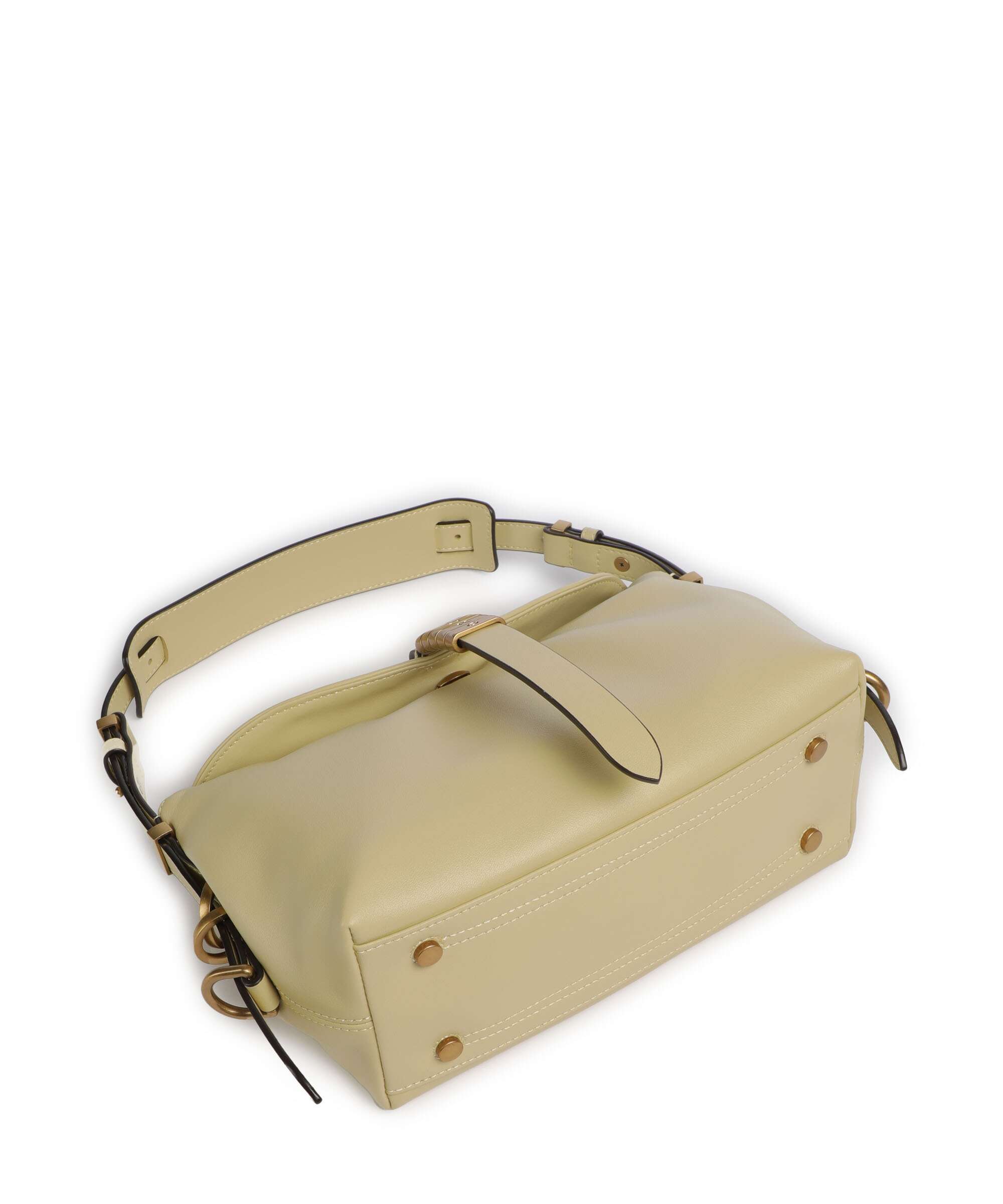 Pinko Saddle Horizontal Mini Shoulder bag softly grained calfskin