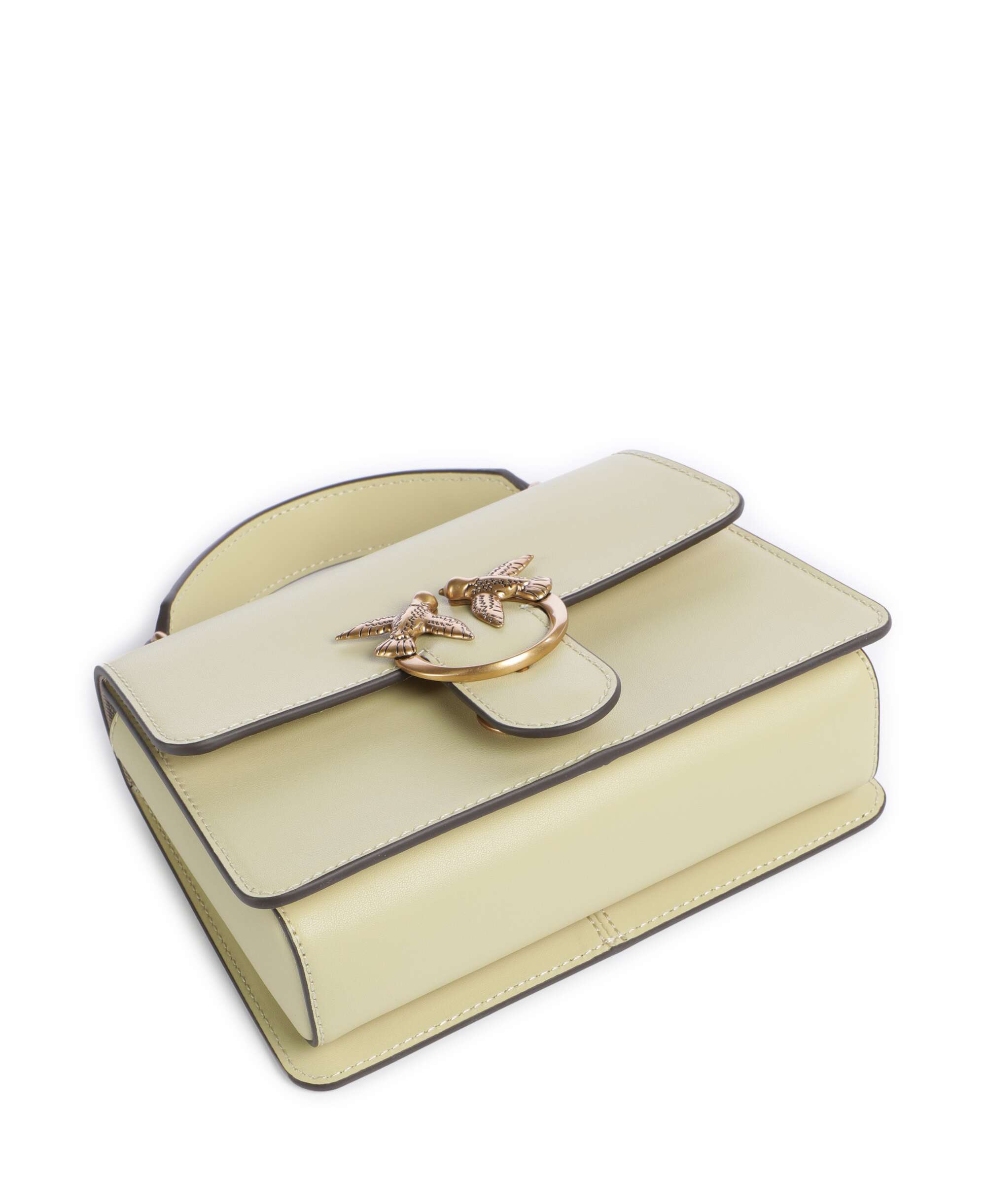 Pinko Love One Mini Handbag giallo vaniglia/antique gold