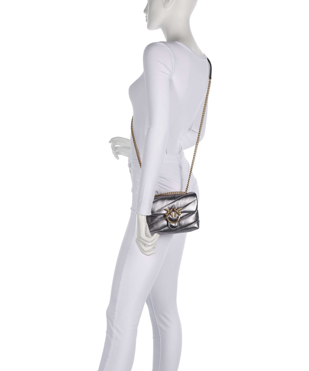 Pinko Love Puff Baby Shoulder bag antracite/antique gold