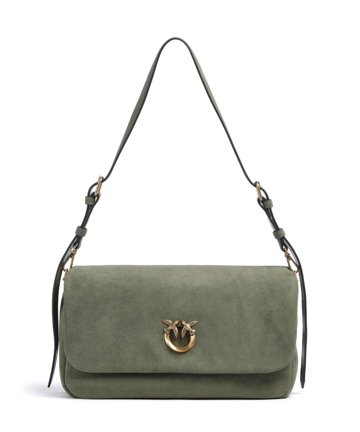 Pinko Click Soft Horizontal Shoulder bag oliva capulet/antique gold
