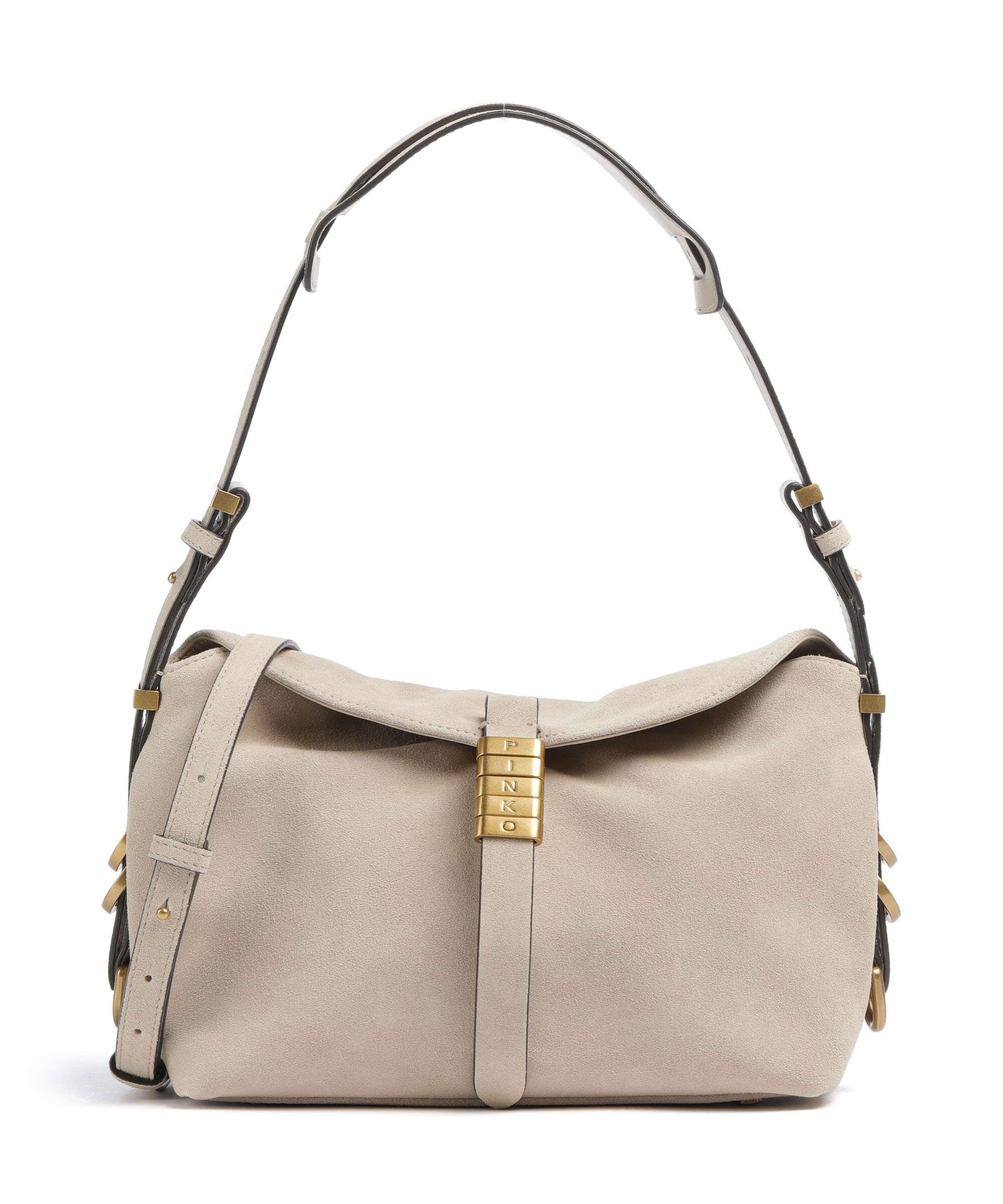 Pinko Saddle Horizontal Mini Shoulder bag brushed cow leather