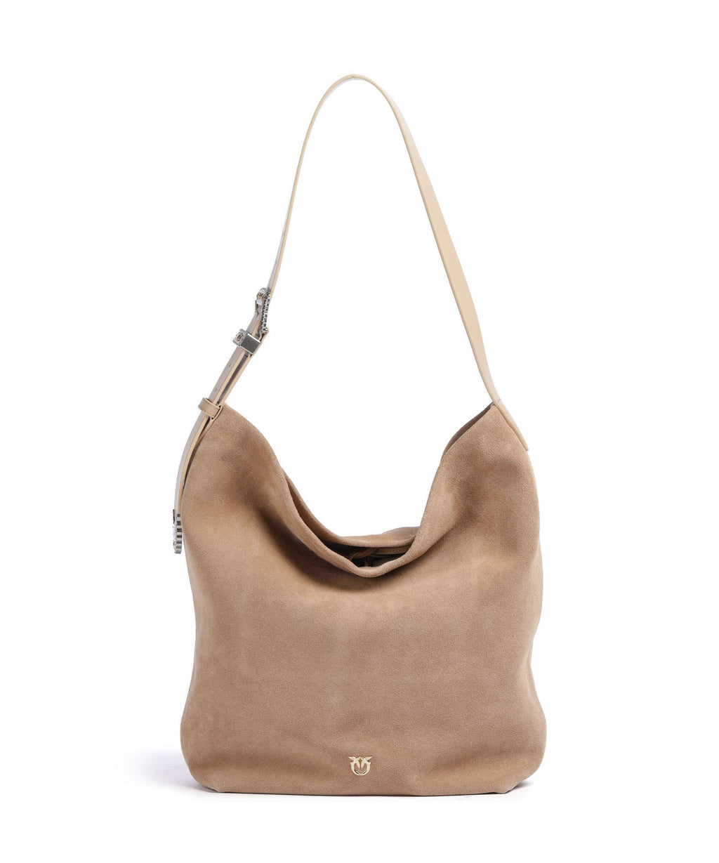 Pinko Big Hobo bag beige/scoiattolo/gal mix gold