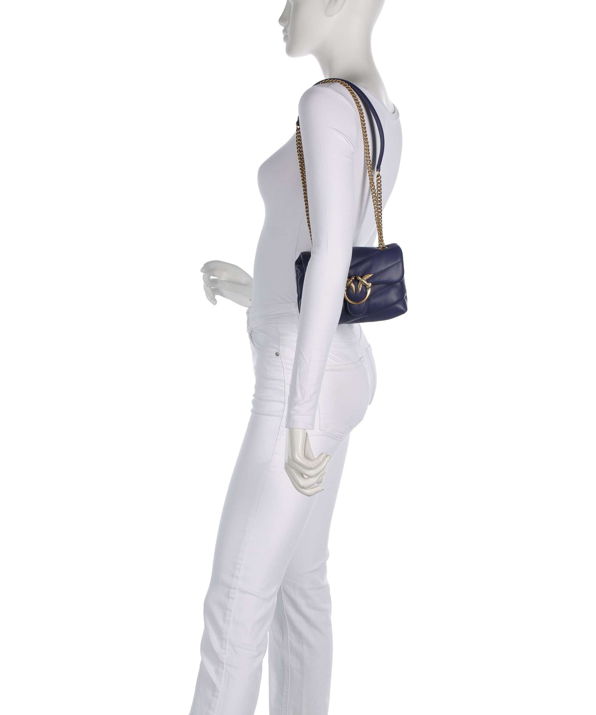 Pinko Love Puff Baby Shoulder bag viola/antique gold