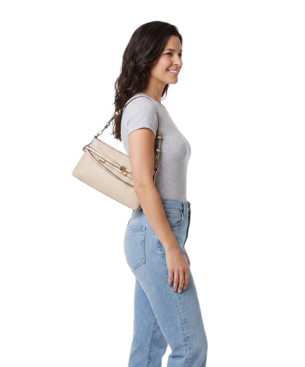 Pinko Belt Mini Shoulder bag beige/grigio fumo/antique gold