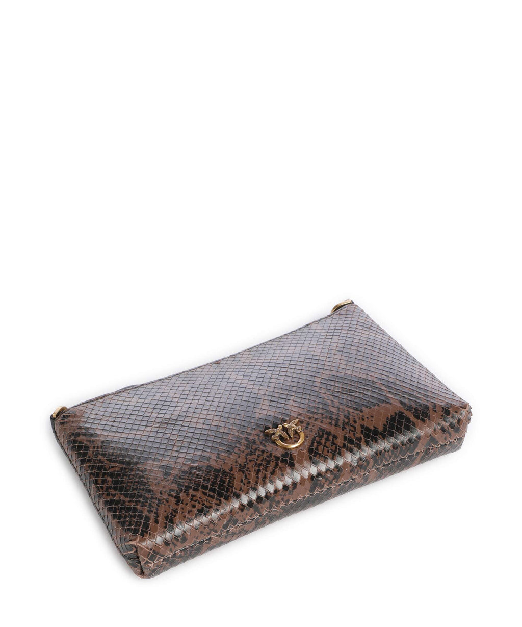 Pinko Flat Mini Crossbody bag roccia/marrone/antique gold