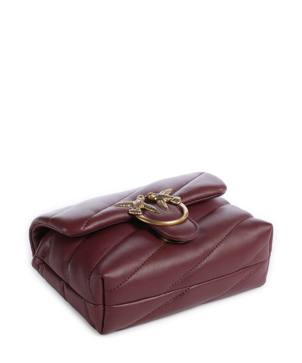 Pinko Love Puff Baby Shoulder bag ribes intenso/antique gold