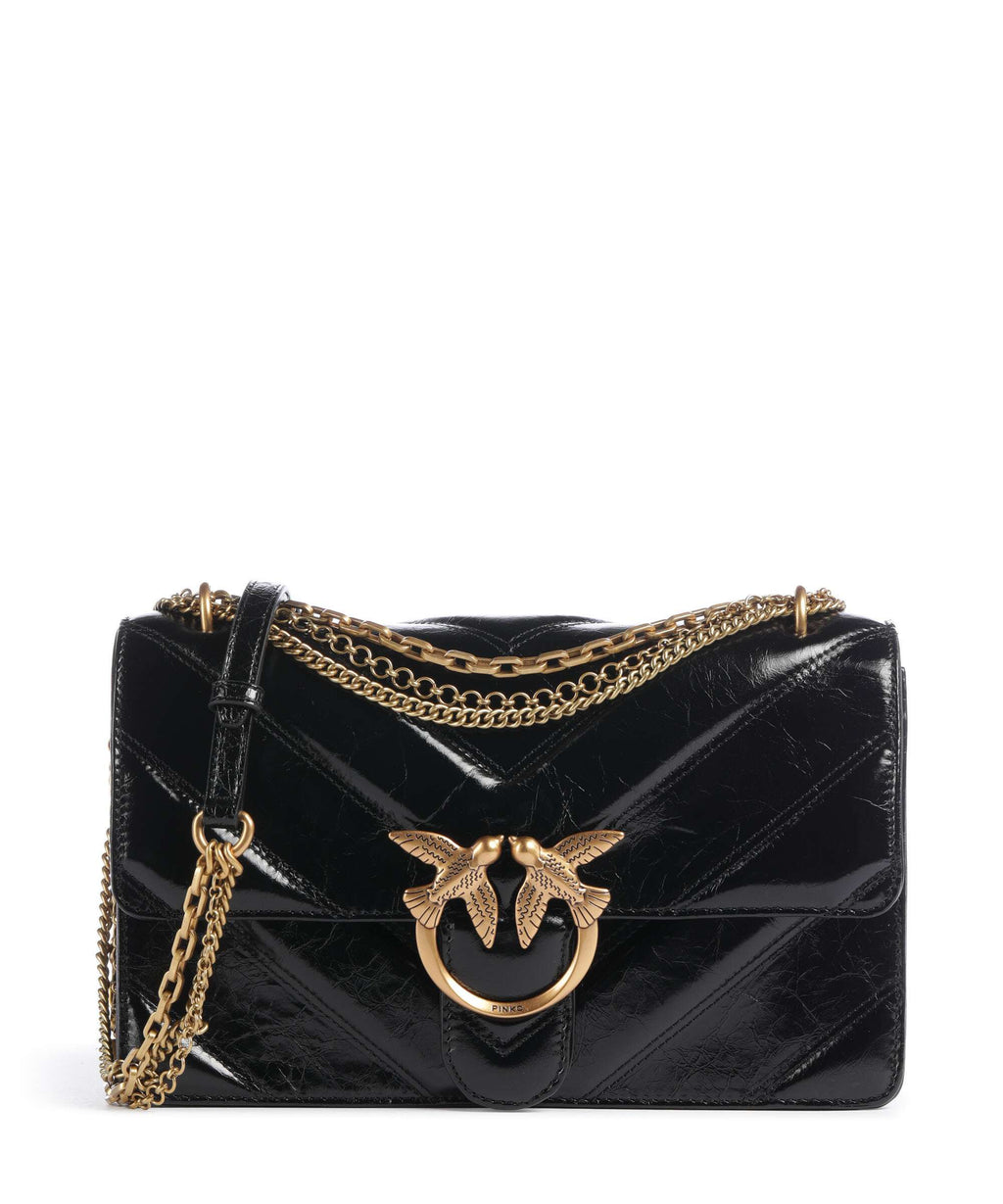 Pinko Love One Classic Shoulder bag nero/antique gold