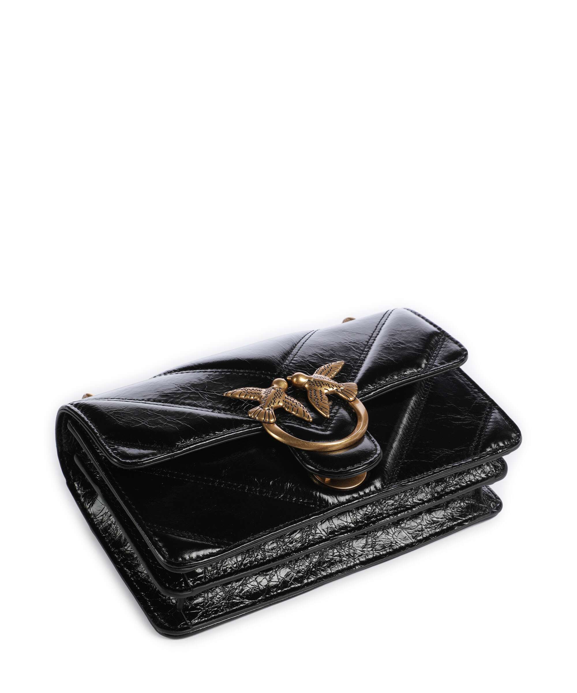 Pinko Love One Mini Shoulder bag nero/antique gold