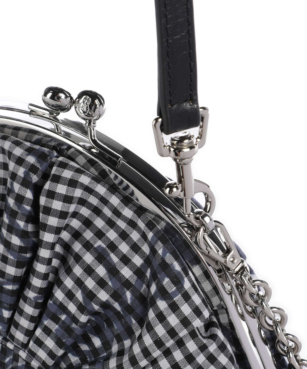 Vivienne Westwood Rosie Frame Print Classic Crossbody bag gingham/black