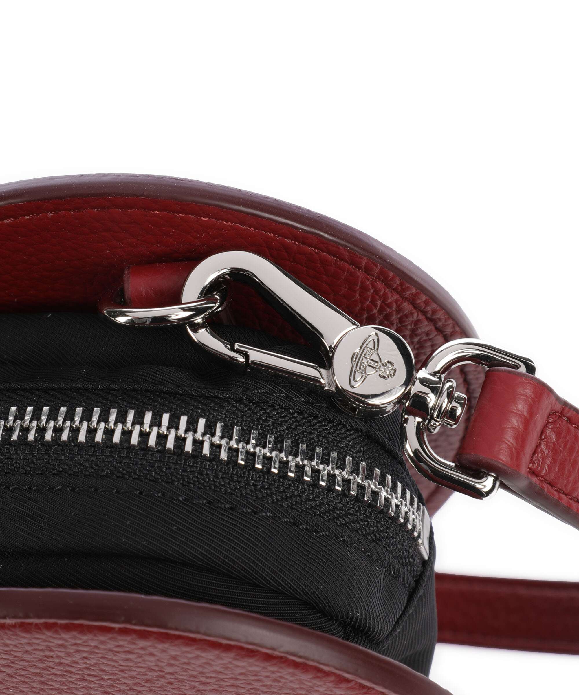 Vivienne Westwood Louise Heart Grain Crossbody bag red