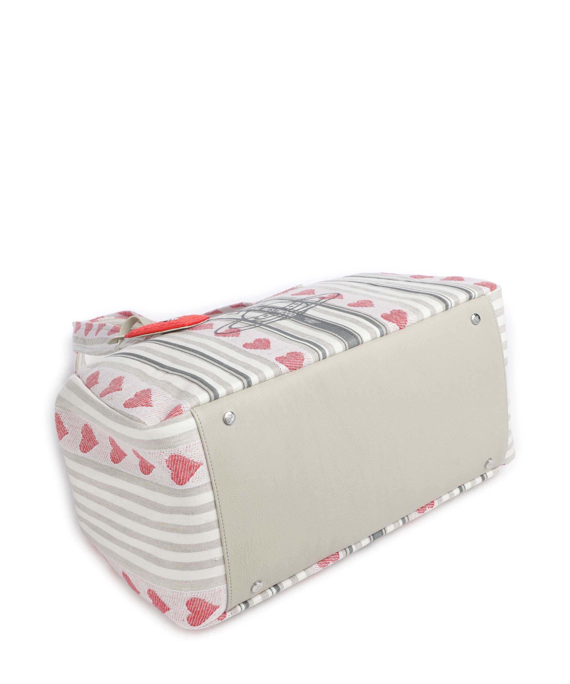 Vivienne Westwood Archive Linen Heart Stripes Large Handbag multicolour 