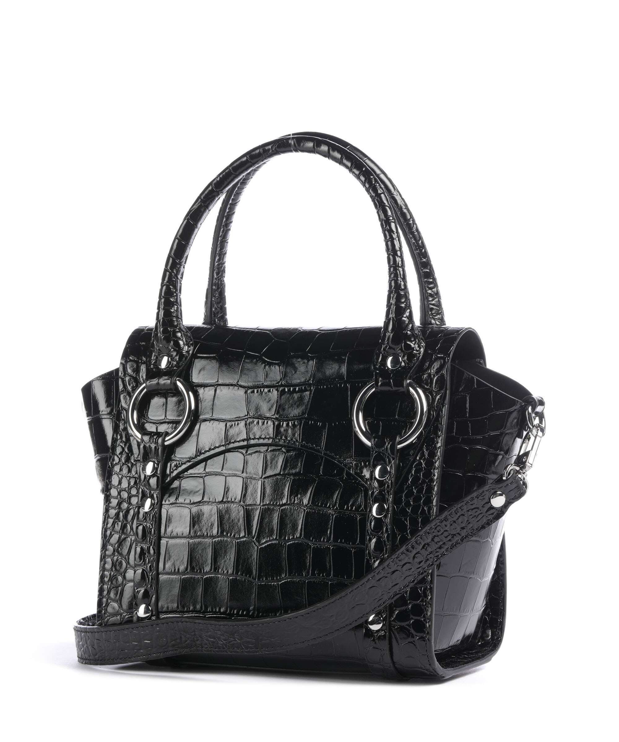 Vivienne Westwood Betty Embossed Croc Small Handbag embossed