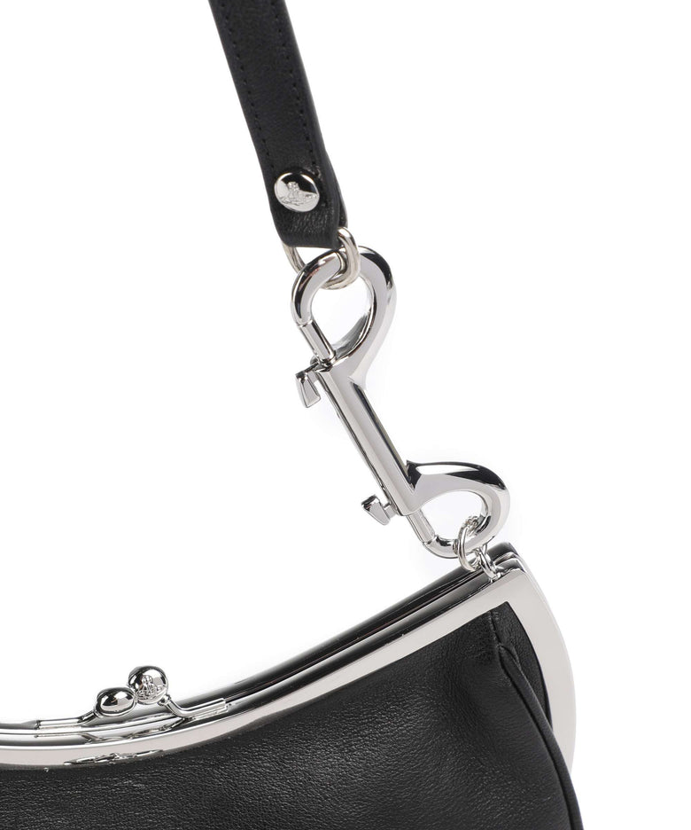 Vivienne Westwood Charm Frame Supple Shoulder bag black
