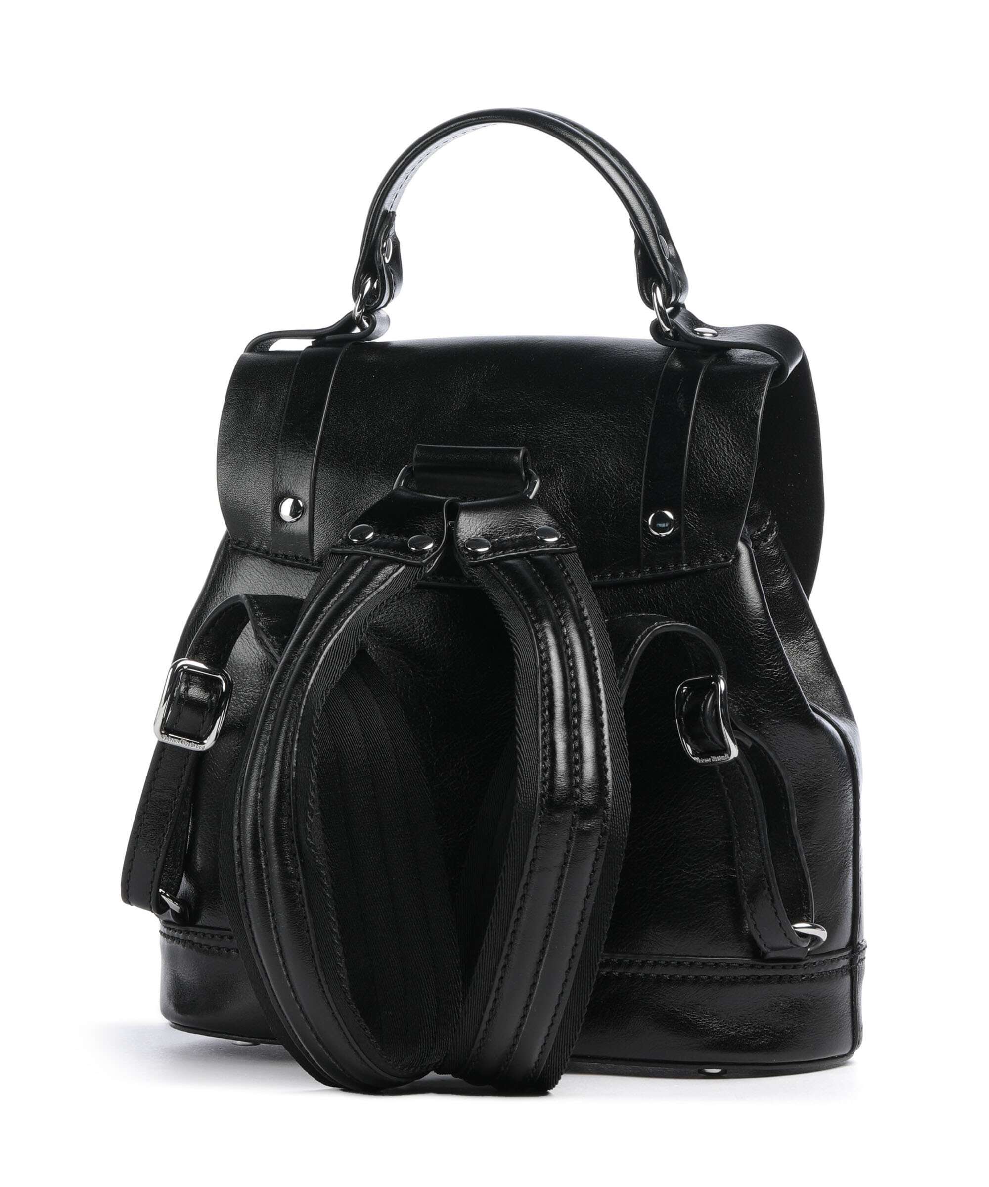 Vivienne Westwood Max Shiny Veget Tanned Small Backpack fine grain