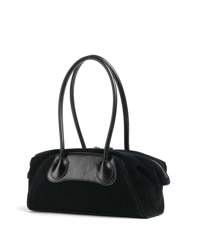 Vivienne Westwood Shirley Suede Small Shoulder bag black