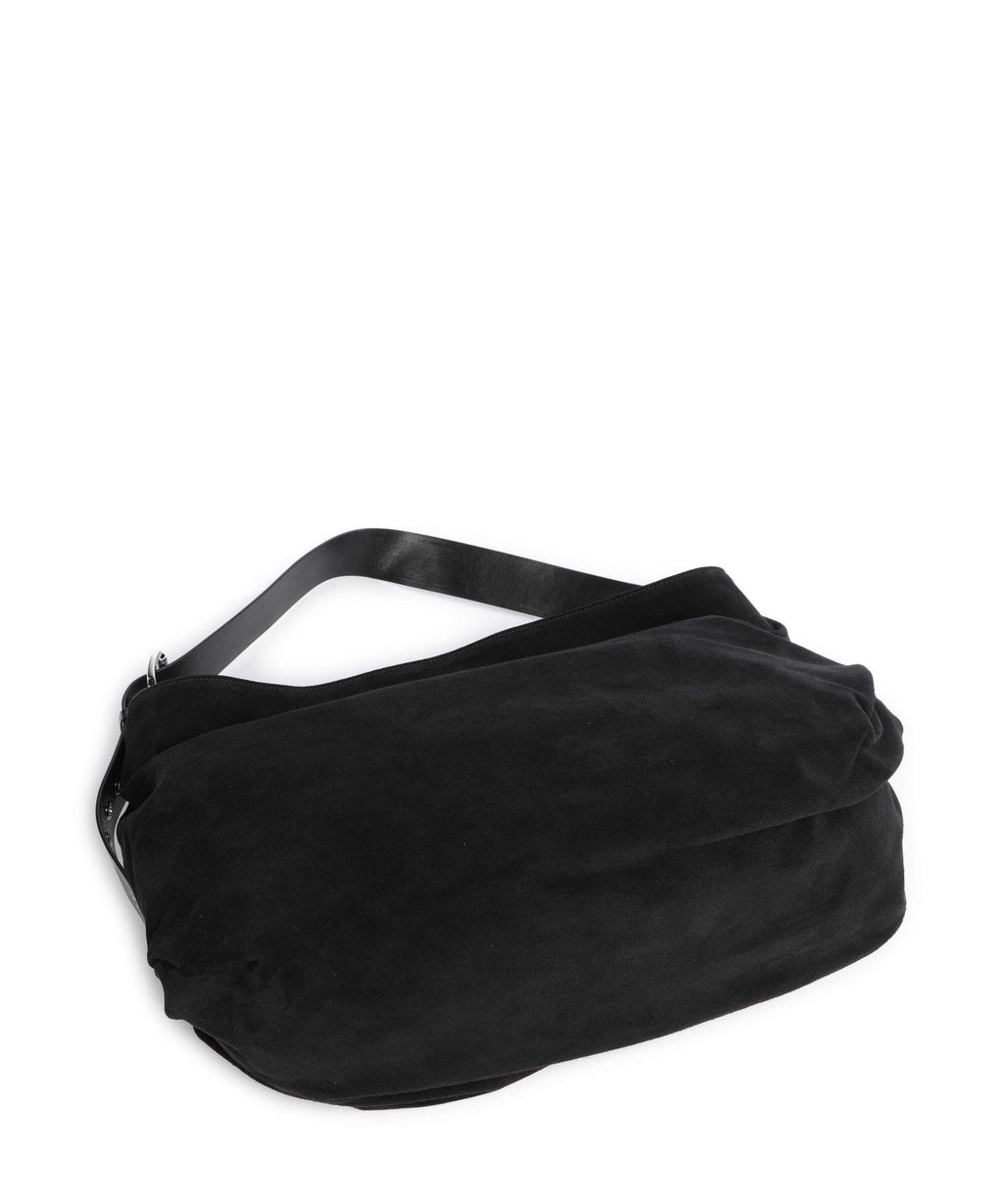 Vivienne Westwood Maxime Suede Large Hobo bag black