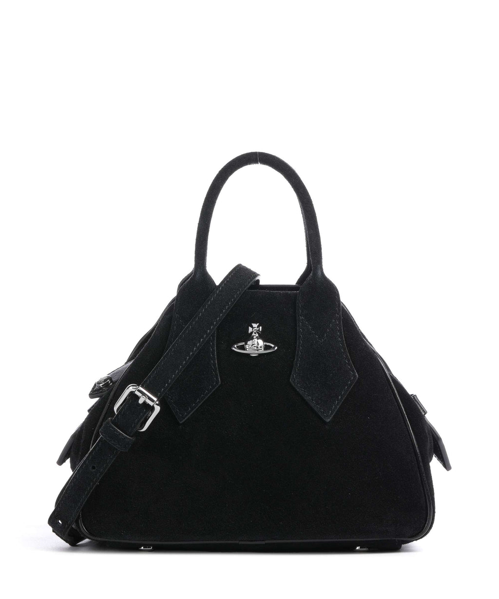 Vivienne Westwood Yasmine Suede Small Handbag black