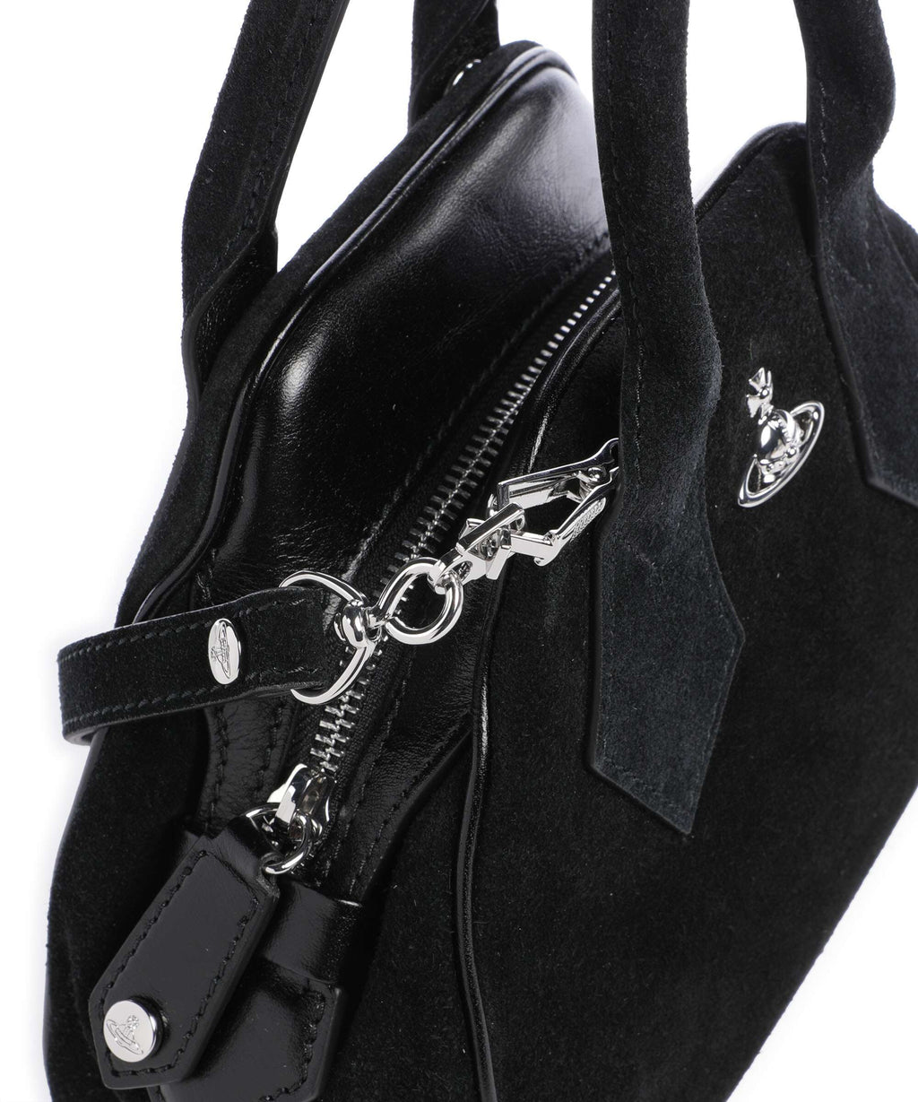 Vivienne Westwood Yasmine Suede Small Handbag black