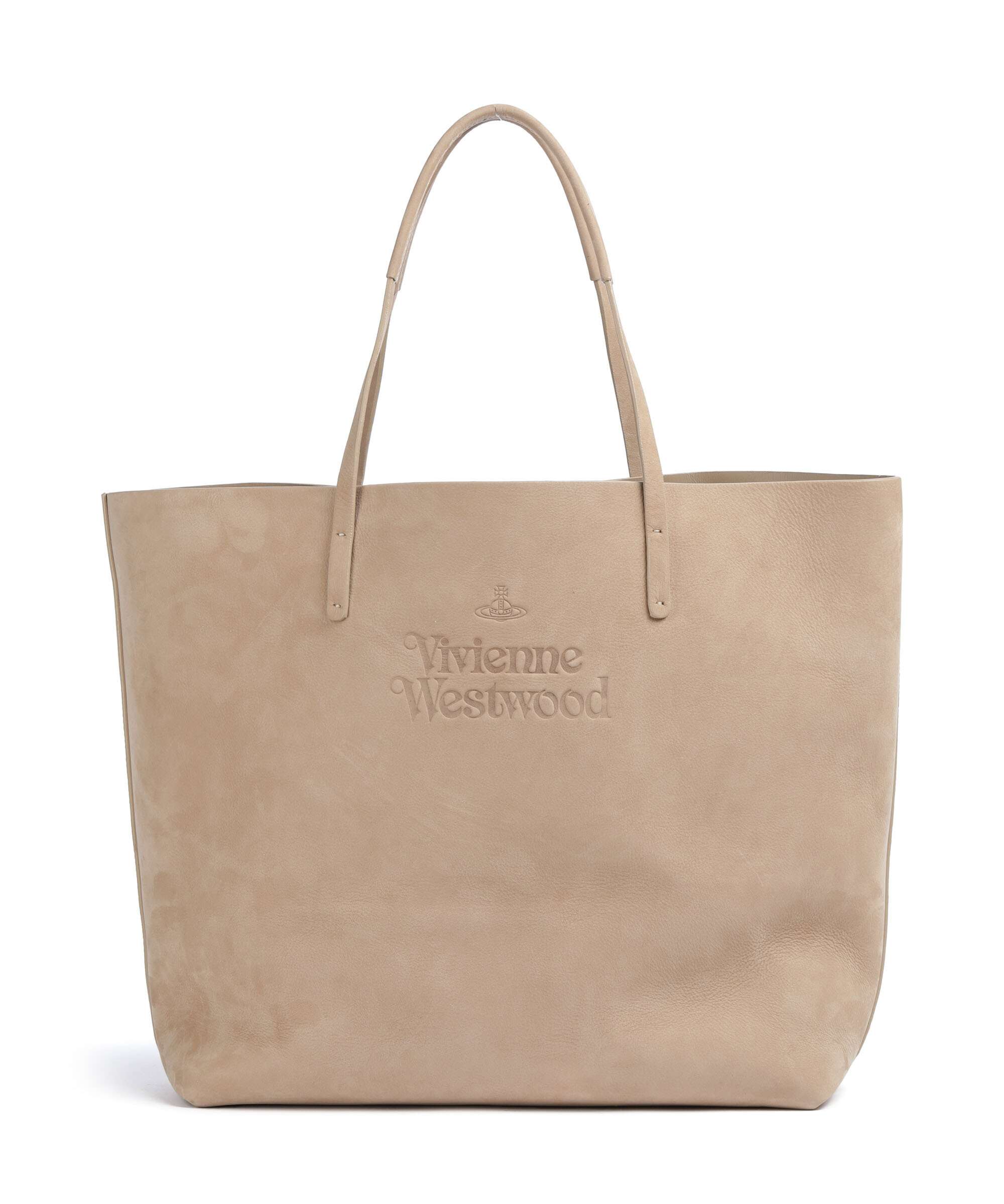 Vivienne Westwood Studio Nubuck Tote bag nubuck cow leather beige
