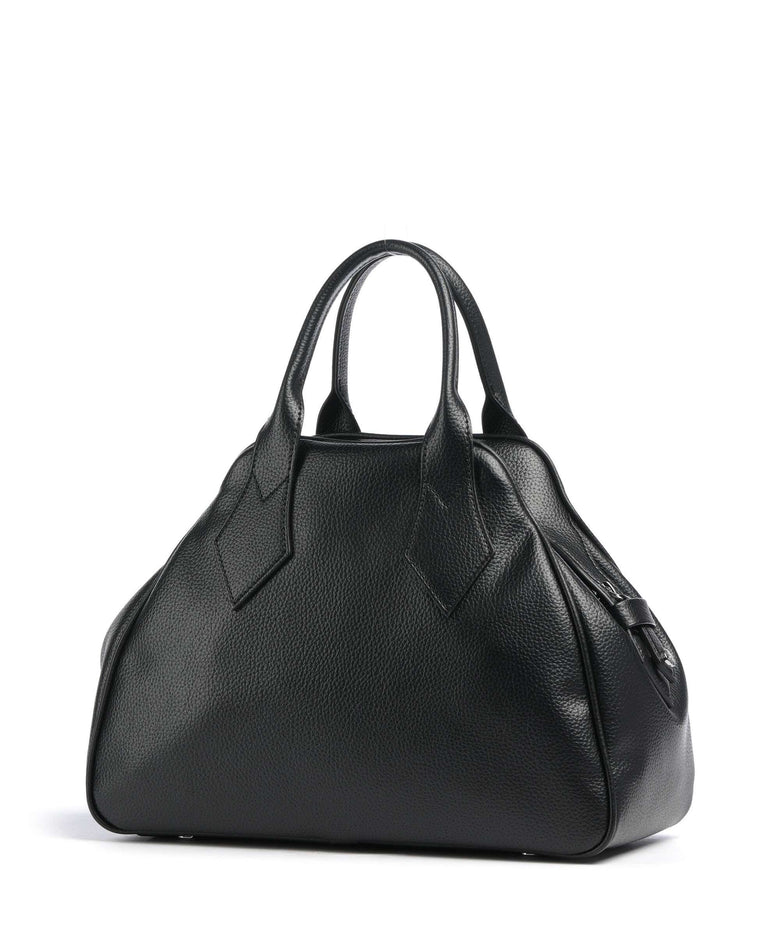 Vivienne Westwood Yasmine Grain Medium Handbag black