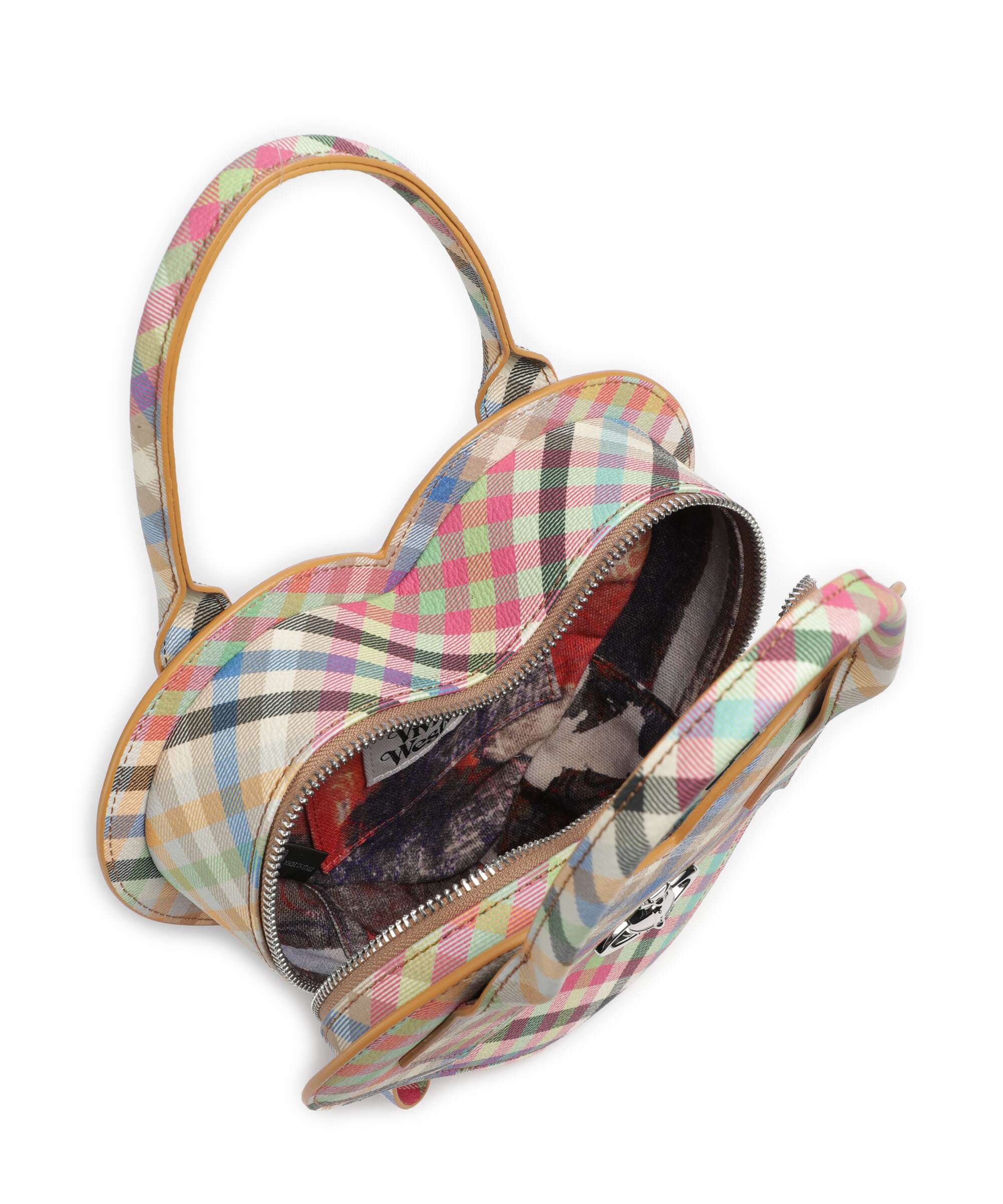 Vivienne Westwood Josephine Heart Buccia D'Arancia Handbag