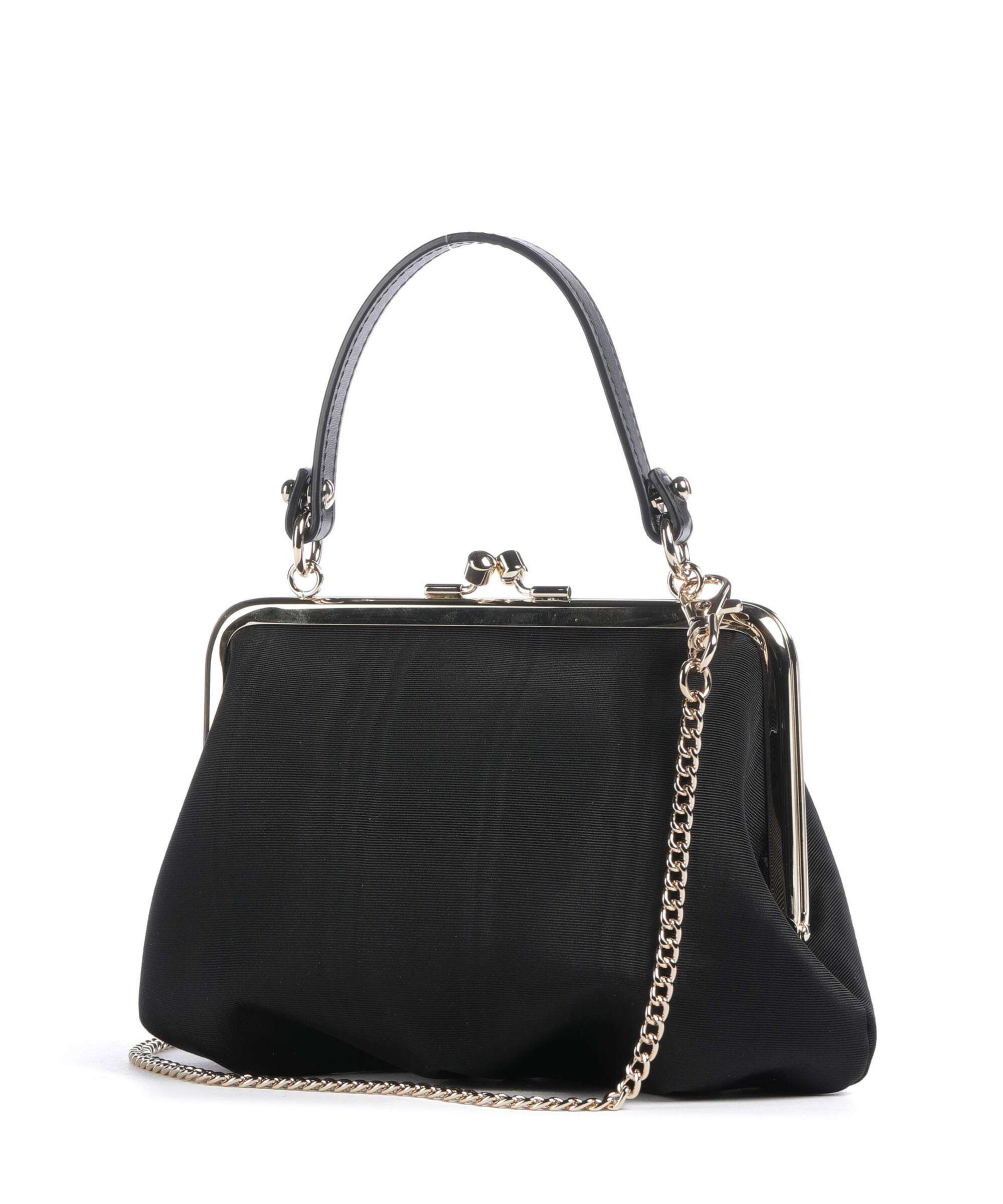 Vivienne Westwood Granny Frame Moire Handbag black