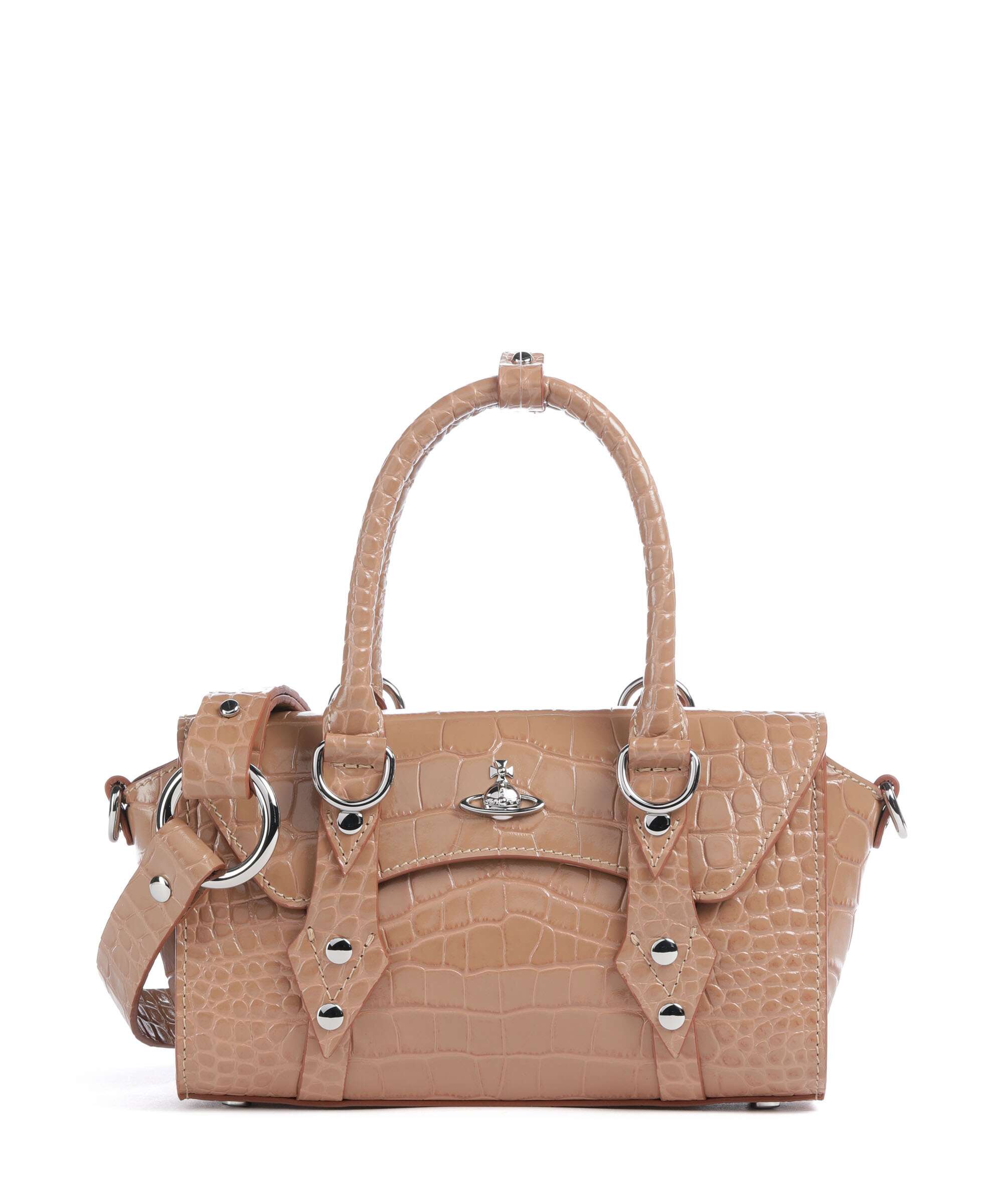 Vivienne Westwood Bettina Embossed Croc Mini Handbag embossed
