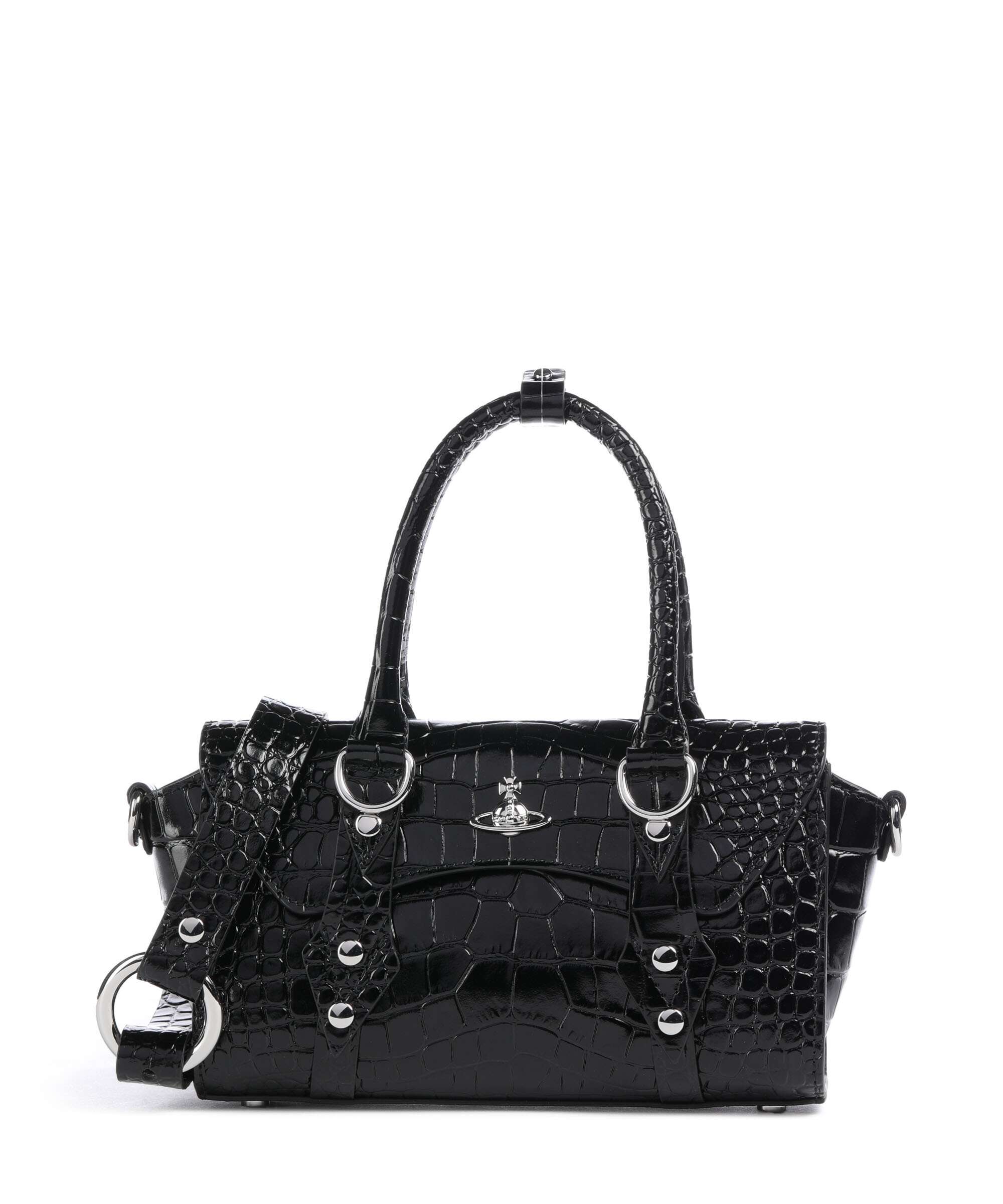 Vivienne Westwood Bettina Embossed Croc Mini Handbag embossed